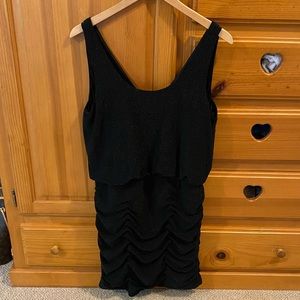 Shimmery Black Cocktail Dress - Aidan Mattox